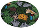 Area Rug Hide-N-Seek Safari, Nylon Stainmaster Carpet, Safari Multi, 3' Round