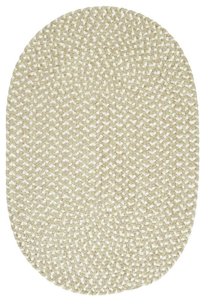 Colonial Mills Confetti TI89 Green Kids/Teen Area Rug, Oval 5'x8'