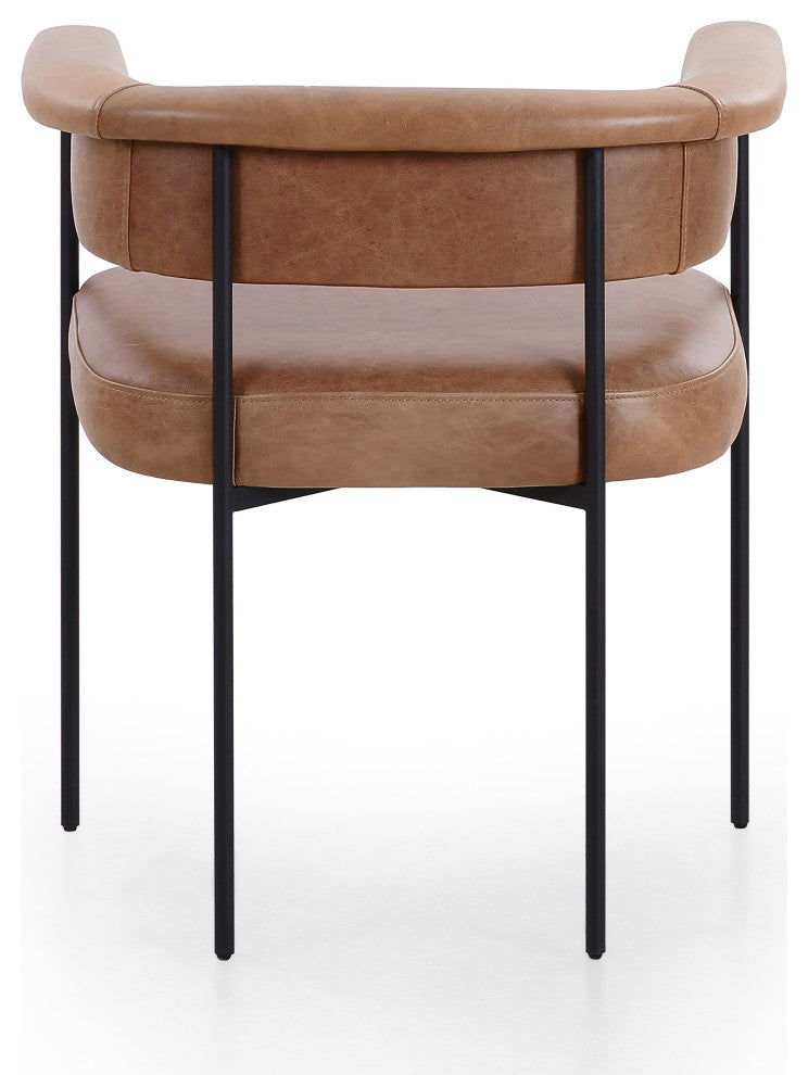 Carrie Dining Chair-Chaps Saddle