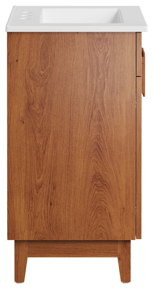 Miles 24" Bathroom Vanity - White Walnut