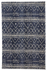 Weave & Wander Oliena Rug, Denim, 8'x10'