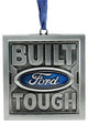 3" "Built Ford Tough" Nickel Plated Christmas Tree Ornament
