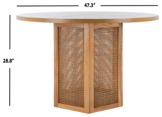 Safavieh Danez Cane Dining Table, Natural