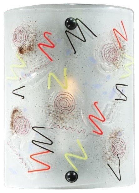 8W Metro Fusion Super Nova Glass Wall Sconce