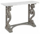 Wyldwood Wood Console Table, White/Gray 42x14x30