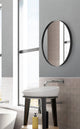 Decorative Round Mirror, Black, 24