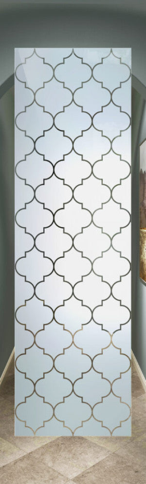 Interior Prehung Door or Interior Slab Door - Ogee - Primed - 30" x 96" -...