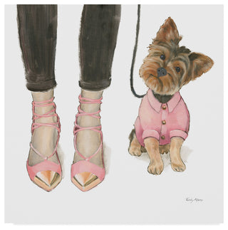 Emily Adams 'Furry Fashion Friends Iii' Canvas Art, 18"x18"