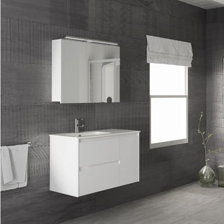 WS Bath Collections Ambra 90 Pack 1 Ambra 36" Wall Mounted Single - Gloss