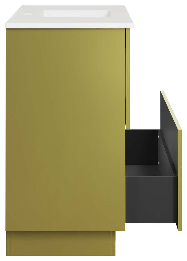 Quantum 48" Single Sink Bathroom Vanity - White Gold