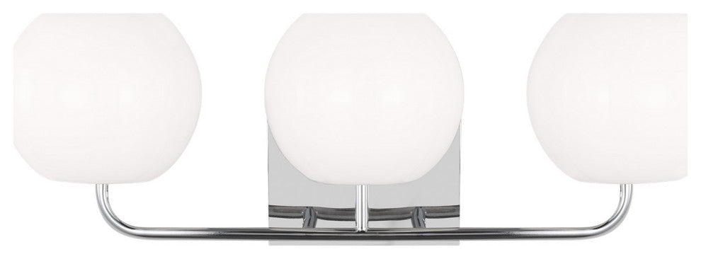 Rory 3-Light Vanity, Chrome