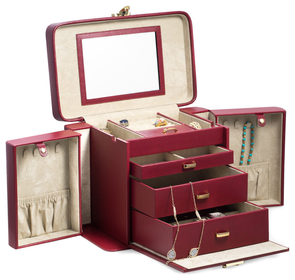 Jewelry Case, Red