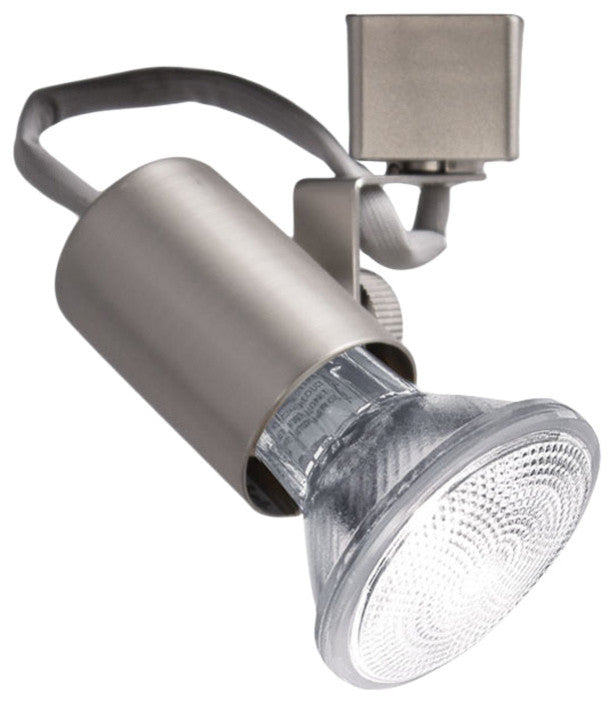 WAC Lighting Line Voltage Track Fixture in Brushed Nickel for L Track