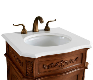 42" Single Bathroom Vanity, Teak