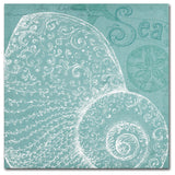 'Aqua Treasure IV' Canvas Art by Daphne Brissonnet