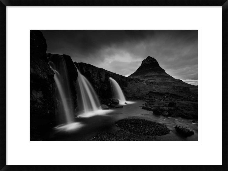 "Kirkjufell Iceland" Framed Digital Print by Nina Pauli, 30x22"
