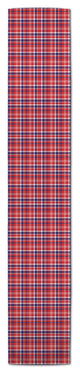 Blue and Red Plaid 16x72 Table Runner