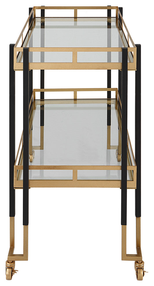 Uttermost 25229 Kentmore Modern Bar Cart