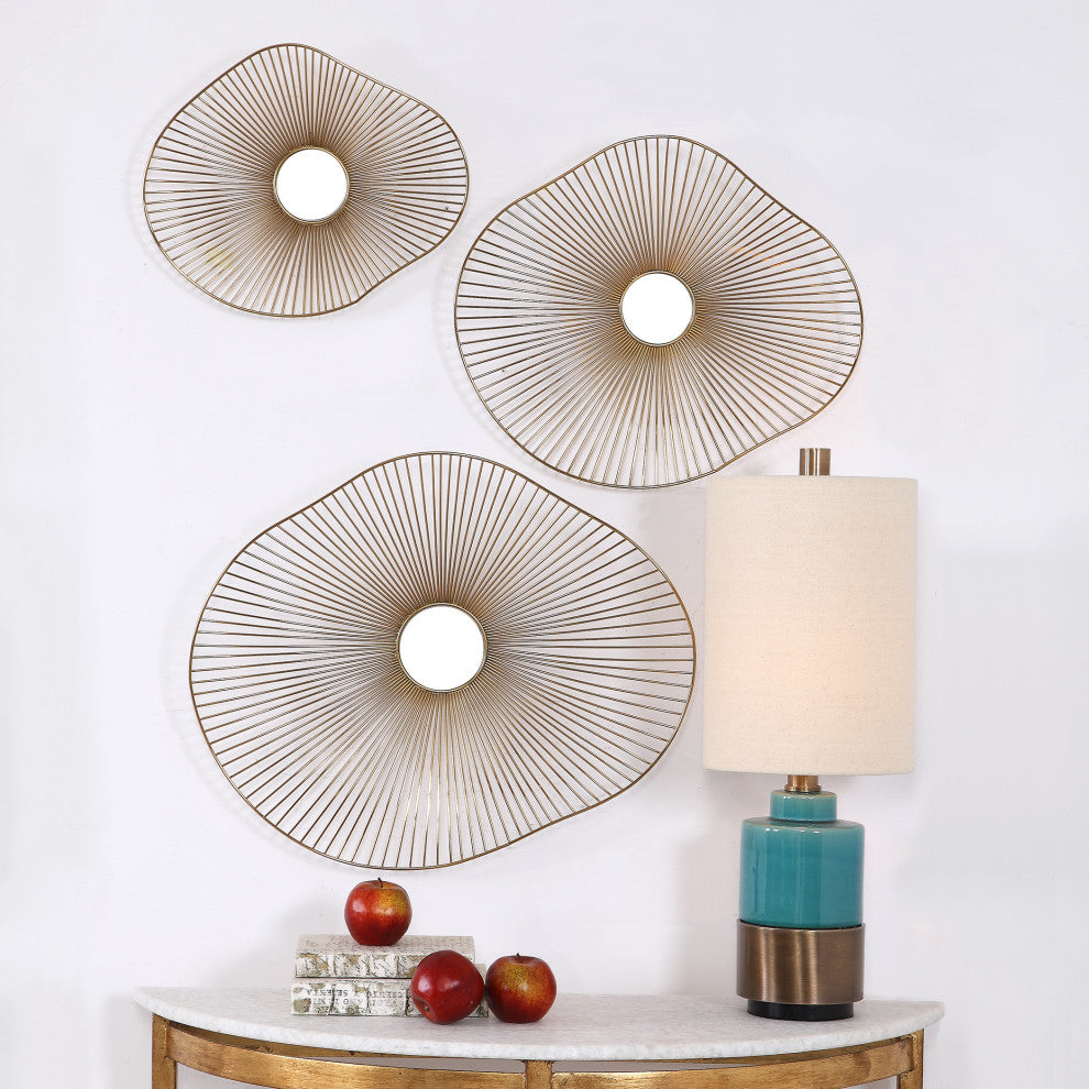 Avarie Metal Wall Art, Set of 3