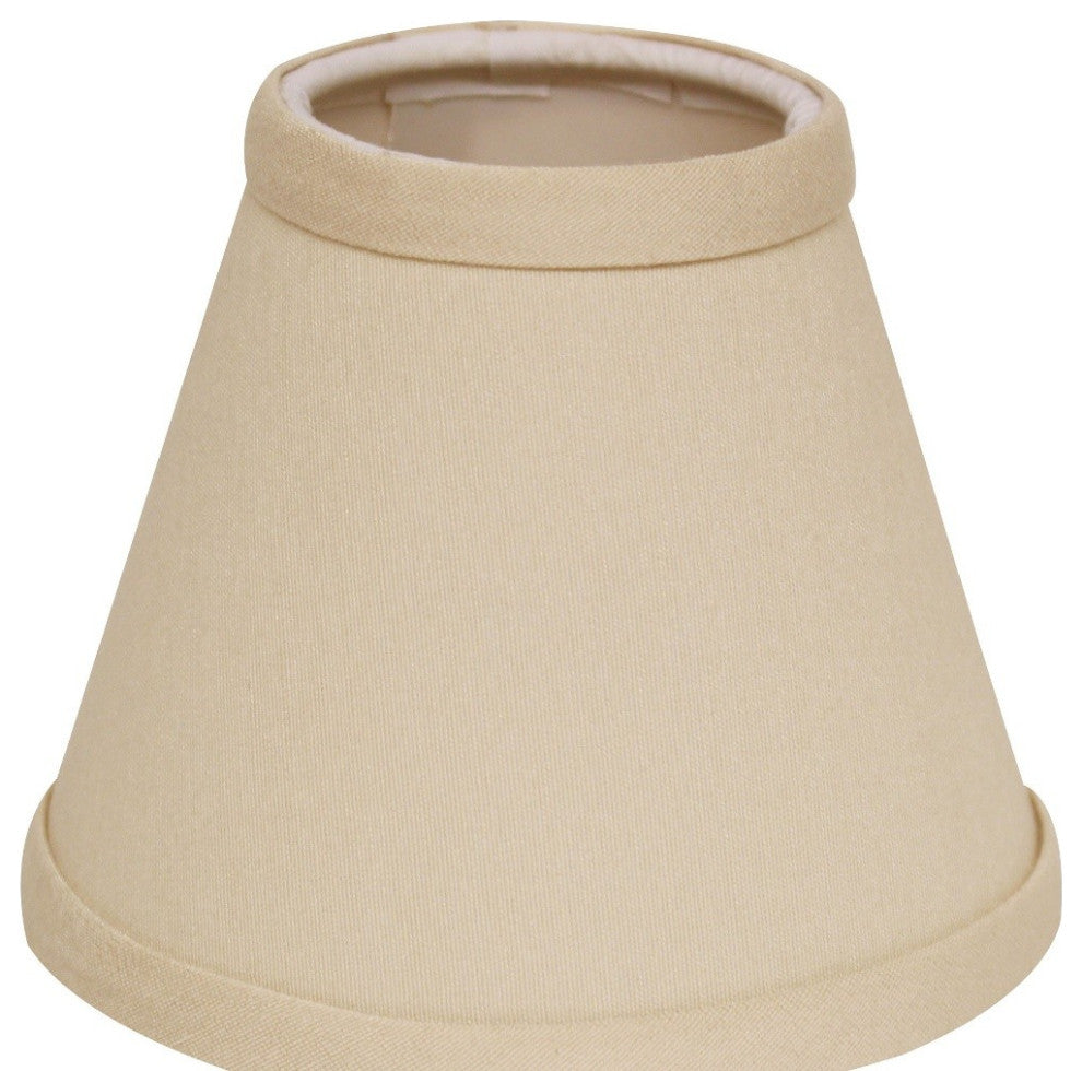 4" Slate Gray Set of 6 Chandelier No Slub Lampshades