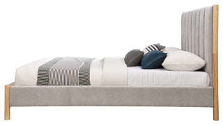 Kona Upholstered Bed, Gray, King