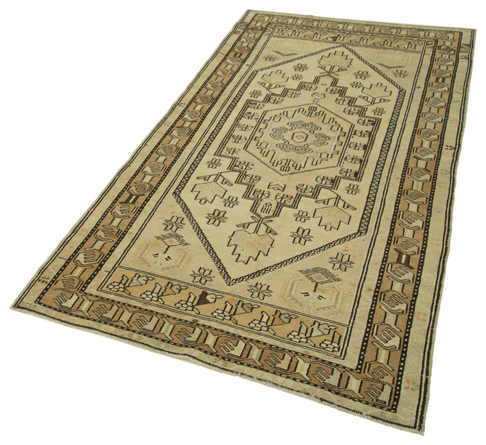 Rug N Carpet - Handwoven Turkish 3' 9'' x 7' 3'' Unique Wool Rug