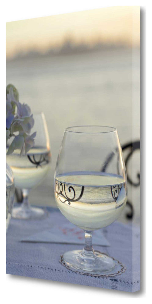 Up Close Single Glass 3 Giclee Wrap Canvas Wall Art