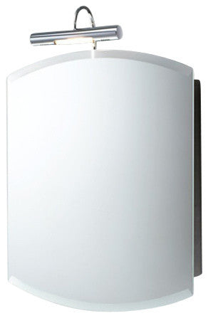 Stainless Steel Cabinet With Mirror and 1 Shelf