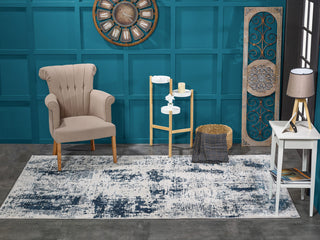 Noori Rug High-Low Darcy Ivory/Blue Rug