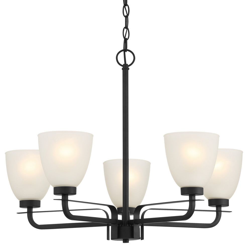 Minka-Lavery 4885-66A, 5-Light Chandelier, Kaitlen, Coal