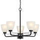 Minka-Lavery 4885-66A, 5-Light Chandelier, Kaitlen, Coal