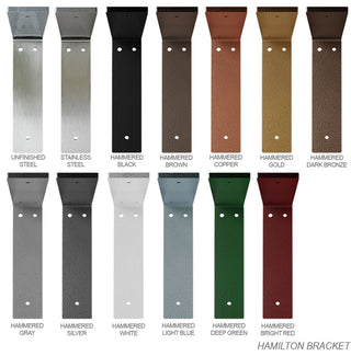 2"W x 16"D x 16"H Hamilton Bracket, Steel