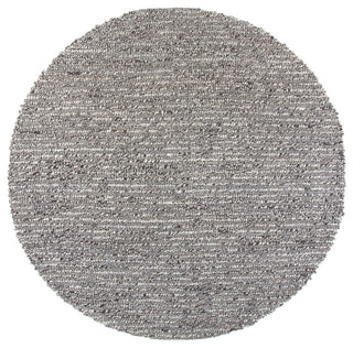 Anni Contemporary Area Rug, Gray, 7'9" Round