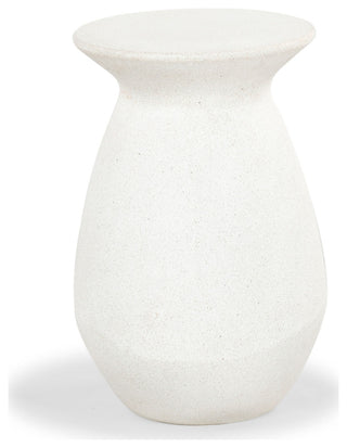 Safavieh Couture Dynah Concrete Accent Table, Ivory