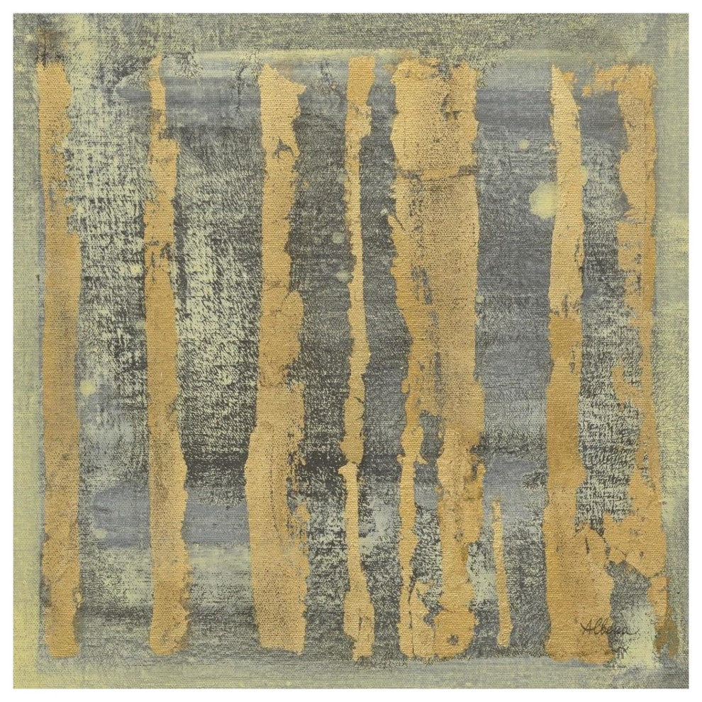 "Gold Tapestry III" Digital Paper Print by Albena Hristova, 38"x38"