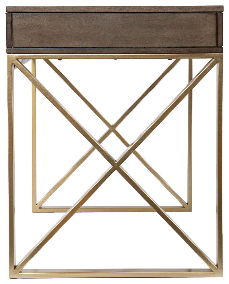 Sawyer Two-Tone Desk With Storage