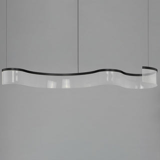 ET2 E24775-133 Sonata 59"W LED Abstract Chandelier - Black