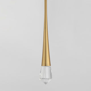 ET2 E24221-122 Pierce 6"W LED Crystal Mini Pendant - Black