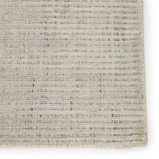 Jaipur Living Basis Handmade Solid Ivory/ Gray Area Rug 12'X15'