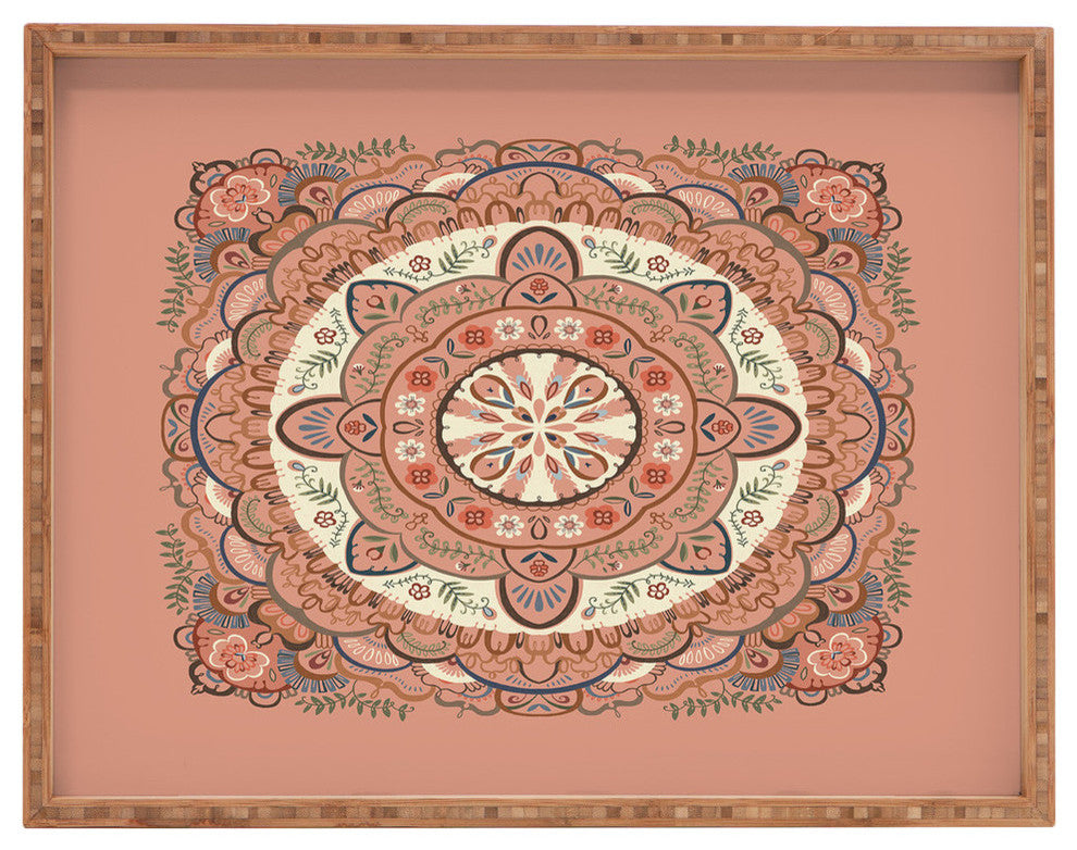 Pimlada Phuapradit Round Labyrinth Rectangular Tray, 18"x14"