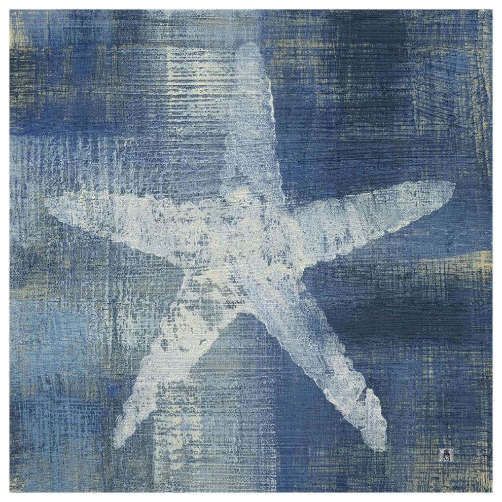 "Batik Seas II" Digital Paper Print by Studio Mousseau, 38"x38"
