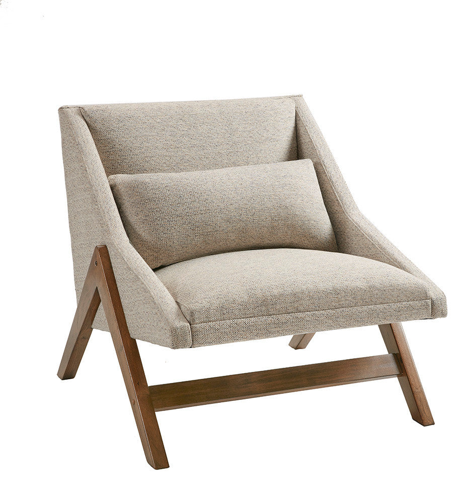 INK+IVY Mid-Century Modern Recessed Accent Chair Armchairs