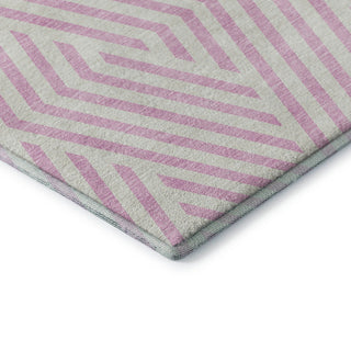 Premium Machine Washable Mayfield AMF550 Pink 9' x 12' Rug