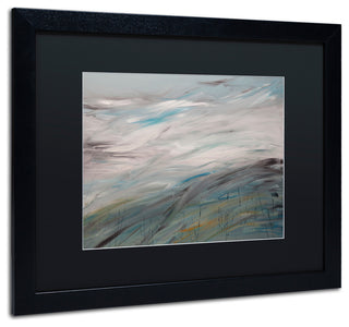 'Sea View' Matted Framed Canvas Art by Hilary Winfield