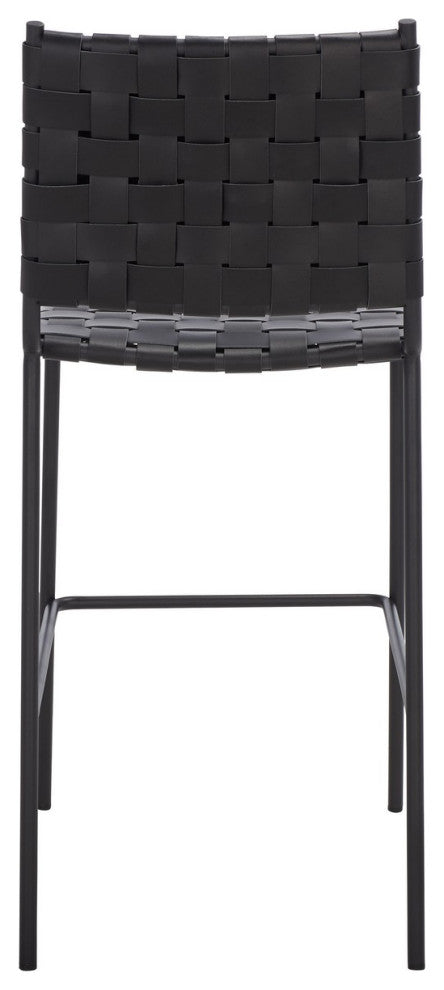 Safavieh Bahari Woven Counter Stool, Black