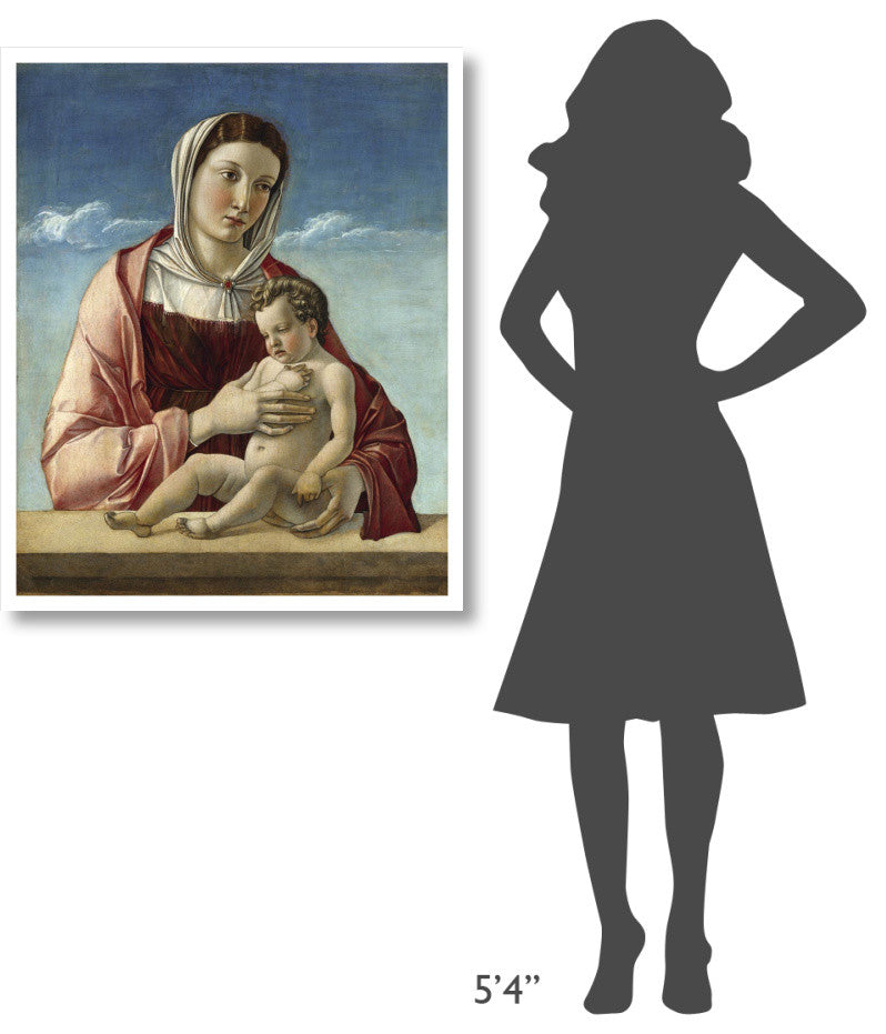 "Madonna and Child - Madonna Frizzoni" Print by Giovanni Bellini, 31"x38"