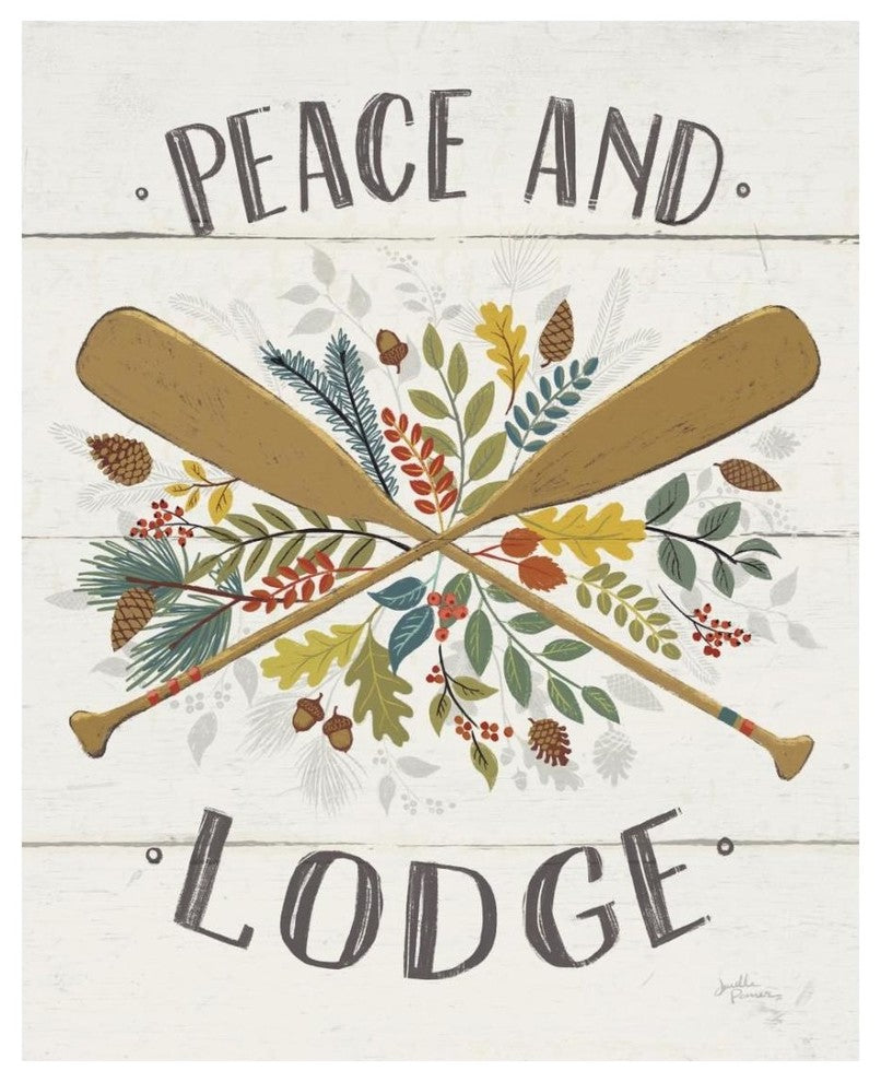 "Peace and Lodge IV v2" Digital Paper Print by Janelle Penner, 22"x26"