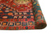 Fine Vintage Distressed Birche Burgundy/Navy Runner, 4'10x10'6