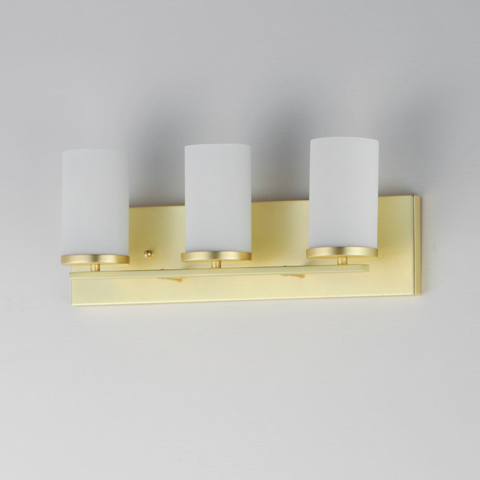 Maxim 10283 Lateral 3 Light 20"W Vanity Light - Satin Brass