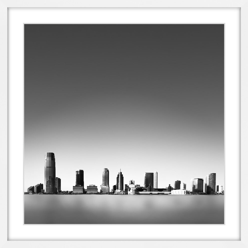 "New York Minimalism" Framed Painting Print, 32"x32"